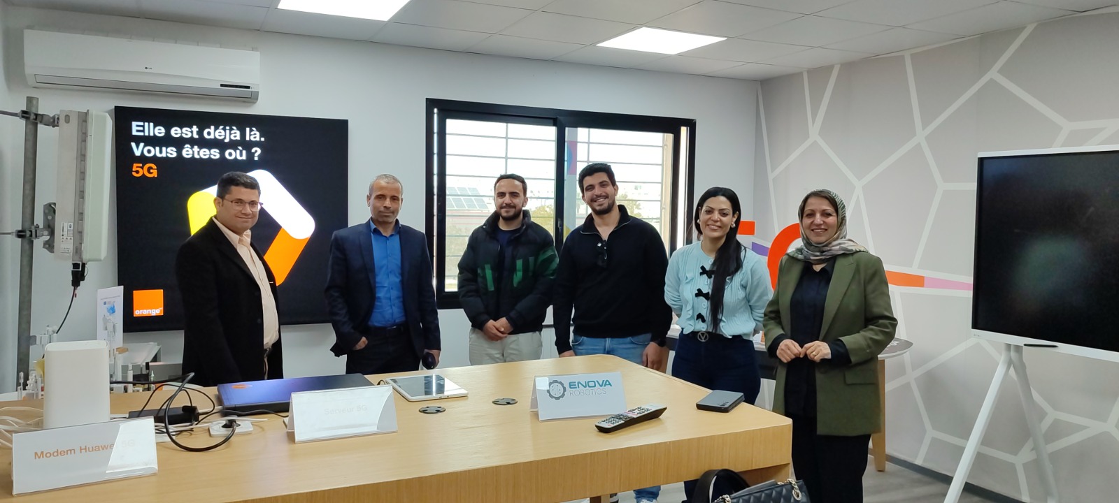 visite à Orange Tunisie